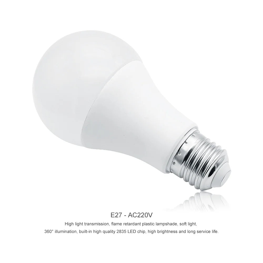 E27 LED Bulb Light Nature White 4000k White 6500k Warm White 3000k 220V 230V 5W 7W 9W 12W 15W Energy Saving Bubbe Ball Lamp