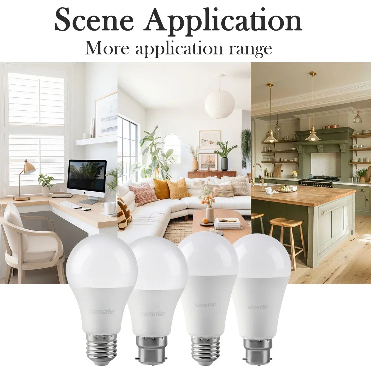 2PCS 24W 20W 18W 15W Bulb Hight Lumen E27 B22 Base Led Lamps AC220V 230V 110V Light Lamps for Home Derection Living Room Lights