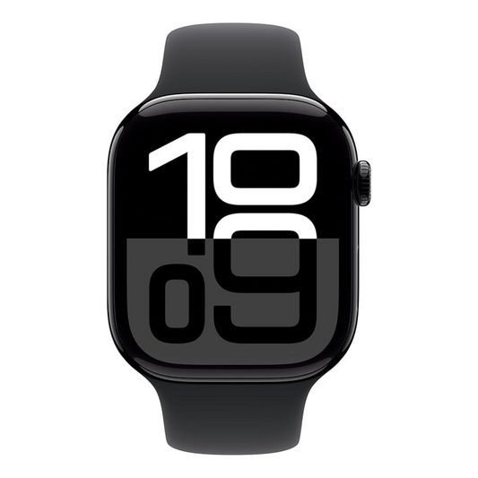 Apple Watch Series 10 – GPS, 46mm, Jet Black, Sport Band
