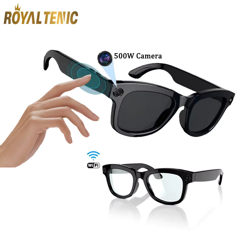 ROYALTENIC WiFi Smart Camera Glasses