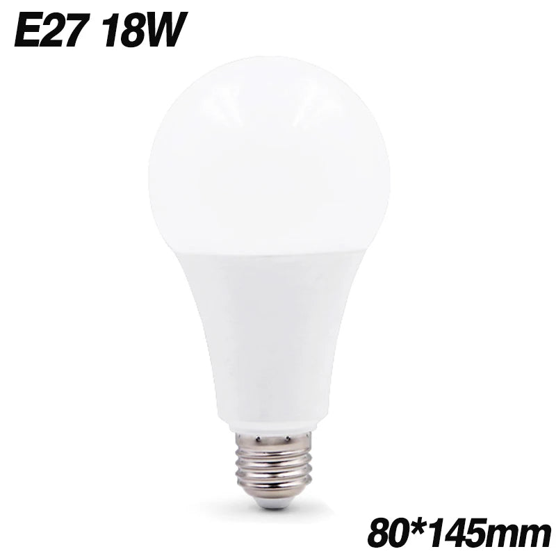 High power LED Bulb E27 E14 Lamp 3W 5W 7W 9W 12W 15W 18W AC220 240V Cold White Warm White High Brightness Lampada LED Light