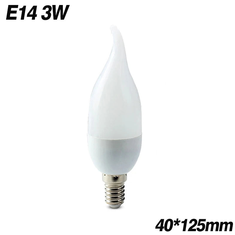 High power LED Bulb E27 E14 Lamp 3W 5W 7W 9W 12W 15W 18W AC220 240V Cold White Warm White High Brightness Lampada LED Light
