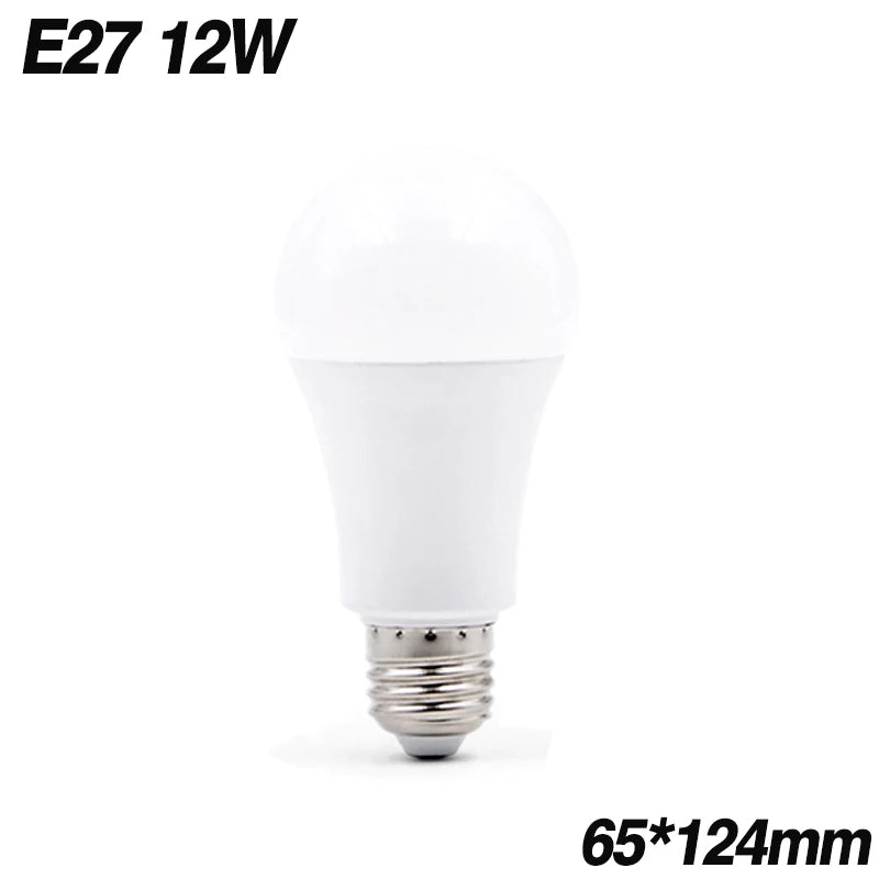 High power LED Bulb E27 E14 Lamp 3W 5W 7W 9W 12W 15W 18W AC220 240V Cold White Warm White High Brightness Lampada LED Light