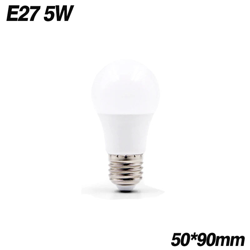 High power LED Bulb E27 E14 Lamp 3W 5W 7W 9W 12W 15W 18W AC220 240V Cold White Warm White High Brightness Lampada LED Light