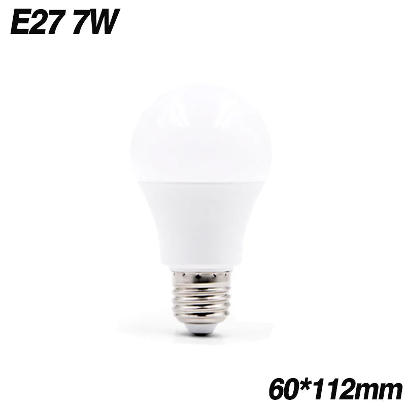 High power LED Bulb E27 E14 Lamp 3W 5W 7W 9W 12W 15W 18W AC220 240V Cold White Warm White High Brightness Lampada LED Light